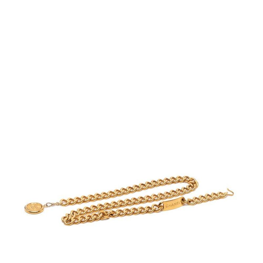 Chanel Vintage Logo Chain Belt